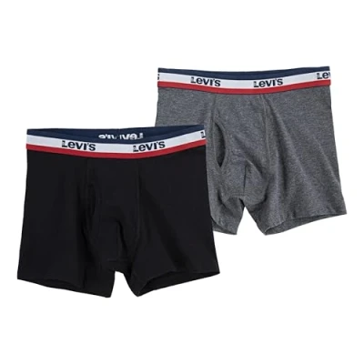 Abbildung von Levi&#039;s Sportswear LOGO 2 PACK Panties für Kinder, Größe: 116/132, Black