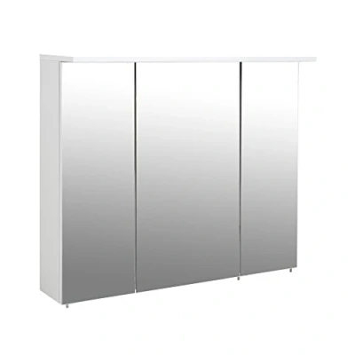 Abbildung von Schildmeyer Spiegelschrank &quot;Profil 16&quot;, Breite 90 cm, 3 türig, LED Beleuchtung, Schalter /Steckdosenbox