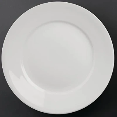 Abbildung von Olympia Athena Hotelware Teller mit breitem Rand 280 mm 11&quot; (Box 6)