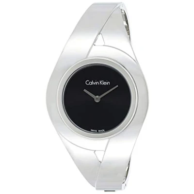 Abbildung von Calvin Klein Damen Analog Quarz Uhr mit Edelstahl Armband K8E2M111