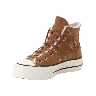 Abbildung von Converse Chuck Taylor ALL STAR LIFT Sneaker high, Damen, Größe: 36, Clove brown/egret/black Veloursleder