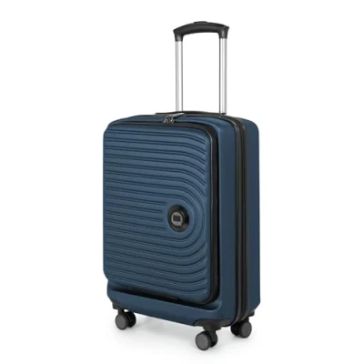 Abbildung von Hauptstadtkoffer Mitte Handgepäck Toploader 55x40x20, TSA, 4 Rollen, Reisekoffer, Hartschalenkoffer, Rollkoffer, Handgepäckkoffer, Bordgepäck Koffer, Dunkelblau