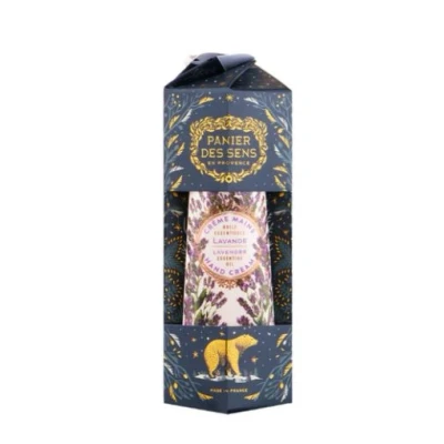 Abbildung von Panier des Sens Kleine Handcreme Lavendel Feuchtigkeitsspendende Weihnachtskollektion Mit Sheabutter &amp; Olivenöl 97% natürliche Inhaltsstoffe Weihnachtsedition 30 ml