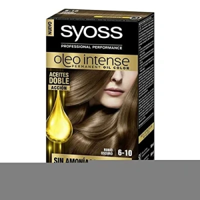 Abbildung von Syoss Oleo Intense 6 76 Kupfer Bernstein Permanente Färbung ohne Ammoniak Friseurergebnisse Professionelle Grauabdeckung