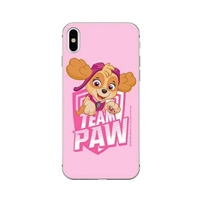 Abbildung von ERT GROUP Original und offiziell Lizenziertes Psi Patrol Paw Handyhülle für iPhone XS Max optimal an die Form des Smartphones angepasst, Schutzhülle aus Silikon