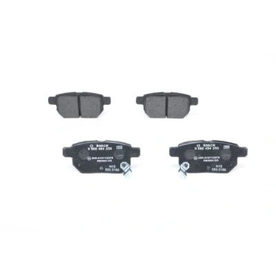 Abbildung von BOSCH 0 986 494 255 Bremsbelagsatz Low Metallic mit akustischer Verschleißwarnung TOYOTA: Verso S, Yaris II Schrägheck, Urban Cruiser, LEXUS: CT