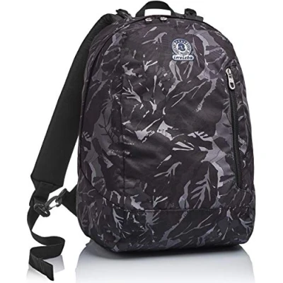 Abbildung von INVICTA RUCKSACK TWIST FOLIAGE, Geräumige Schultasche für Teenager, Mädchen &amp; Jungen, 2 wechselbare Muster, Schule, Sport&amp;Freizeit, Doubleface; schwarz/mehrfarbig