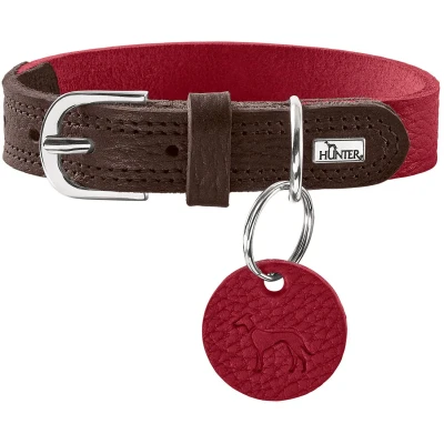 Abbildung von Halsband Karlby M (55), rot/dunkelbraun 55 Rot / Dunkelbraun