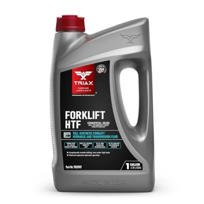 Abbildung von TRIAX Forklift HTF Hydrostatisches Mehrbereichs Getriebe und Hydrauliköl für Gabelstapler/Hubwagen/Hubstapler. Vollsynthetisches Öl, 45 C Kalt fließend (1 Gallone/3.78 l)
