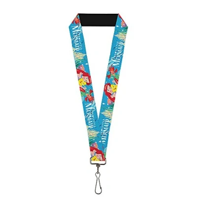 Abbildung von Buckle Down Unisex Erwachsene Lanyard 1.0 The Little Mermaid/Castle Ariel, Flounder &amp; Schlsselanhnger, Mehrfarbig, Einheitsgröße