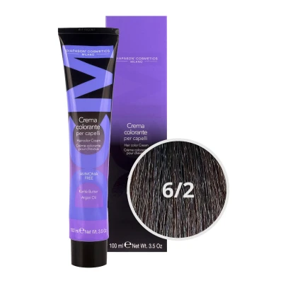 Abbildung von DCM Hair Color Cream Ammonia Free 6/2 Ash 100ml