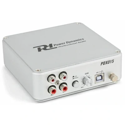 Abbildung von Power Dynamics PDX015 LP Digitalisierender Phono USB Vorverstärker