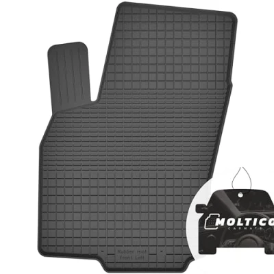 Abbildung von Fahrer Gummimatten mit Rand Auto Fußmatten Gummi Automatten Passgenau 1 teilig Set passend für Peugeot Partner II 2008 2018