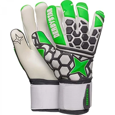 Abbildung von Derbystar APS Hexagrip Pro II Handschuhe Unisex, Gruen grau Weiss, 11