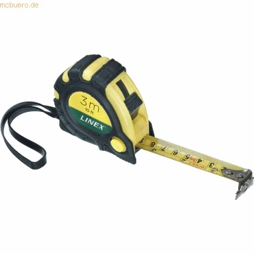 Abbildung von 12 x Linex Maßband 3 Meter mm/Zoll Einteilung