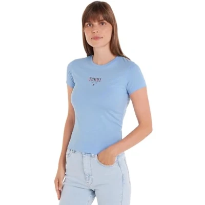 Abbildung von Tommy Jeans Curve T Shirt &quot;TJW SLIM ESSNTL LOGO 1 TEE EXT&quot;, Große Größen