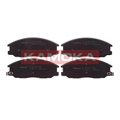 Abbildung von KAMOKA JQ101163 Bremsbelagsatz Vorderachse mit akustischer Verschleißwarnung Zubehör HYUNDAI: H 1 Travel, Santa Fe I, Cargo