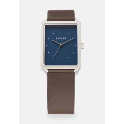 Abbildung von Skagen Hagen Uhr silvercoloured, Herren, Größe: One Size, Silver coloured