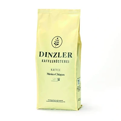 Abbildung von Dinzler Kaffee Mexico Chiapas Organico ganze Bohne 250 g Bio und Fair