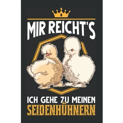 Abbildung von Seidenhuhn Notizbuch: Züchter Seidenhühner Silkie Huhn / 6x9 Zoll 120 gepunktete Seiten