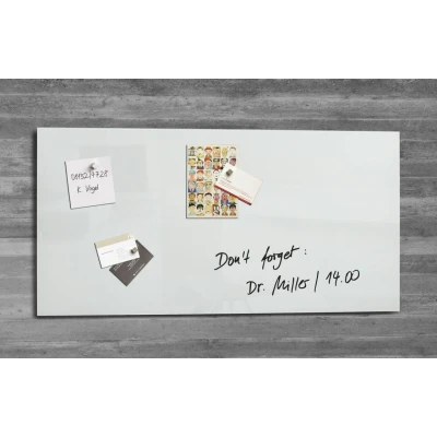 Abbildung von SIGEL Glas Magnettafel artverum® 91,0 x 46,0 cm weiß