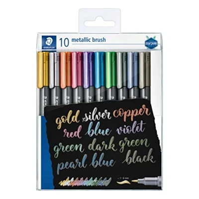 Abbildung von metallic brush set 10 st DJ