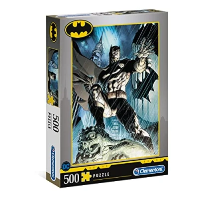 Abbildung von Clementoni 35088 Batman Puzzle 500 Teile, buntes Geschicklichkeitsspiel für die ganze Familie, Erwachsenenpuzzle ab 9 Jahren