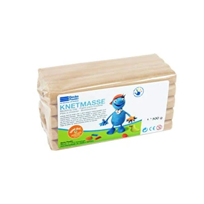 Abbildung von Becks Plastilin B100477 Knete, Natur, 500 g