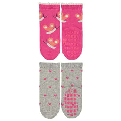 Abbildung von Sterntaler Baby Mädchen Doppelpack Schmetterling ABS Söckchen, pink, 20