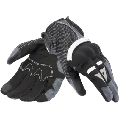 Abbildung von Dainese Namib Gloves, Sommer Motorradhandschuhe, mit elastischem und belüftetem Stoff, Touchscreen, Mann, Schwarz/Eisengrau, XXL