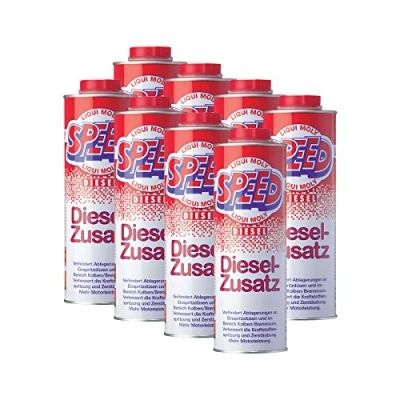 Abbildung von 8x LIQUI MOLY 5160 Speed Diesel Zusatz Zugabe Kraftstoff Additiv 1L
