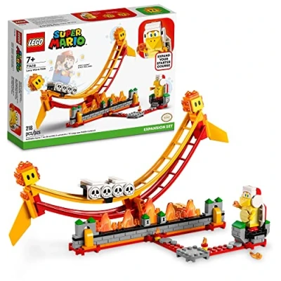 Abbildung von LEGO® Konstruktionsspielsteine Lavawelle Fahrgeschäft Erweiterungsset (71416), Super Mario, (218 St), Made in Europe