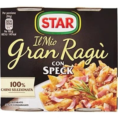 Abbildung von 4x Il mio Gran ragu Star speck tomatensauce 2x 180g sauce mit Tomatensuppe