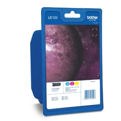 Abbildung von Brother LC 1220RBWBP 3 farbig Druckerpatrone Multipack