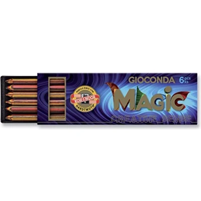 Abbildung von Koh I Noor 4376 MAGIC Farbminen für Druckbleistift, 120mm Länge, Minenstärke 5.6mm