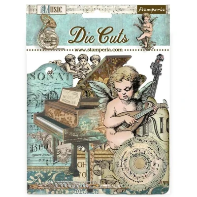 Abbildung von Stamperia Music Die Cuts (46pcs) (DFLDC108)