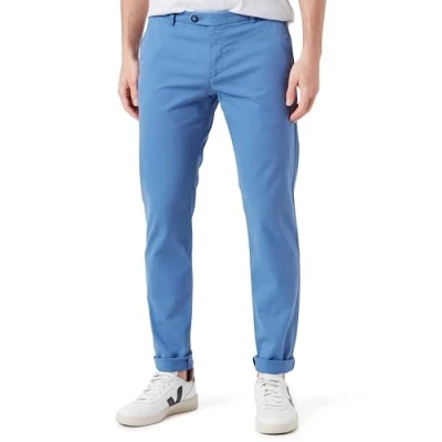 Abbildung von bugatti Herren 4890 56323A Hose, blaugrau 340, 33W x 36L