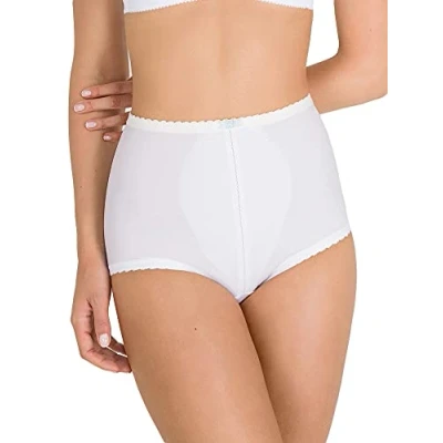 Abbildung von Playtex Damen Shapewear Höschen aus Mikrofaser Slip, Weiss, XL