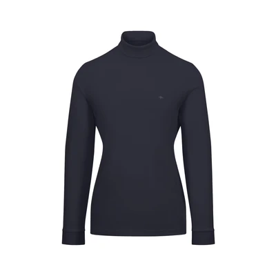 Abbildung von FYNCH HATTON Rollkragenshirt, mit Logo Bestickung an der Brust
