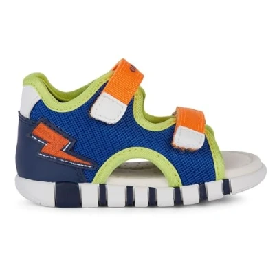 Abbildung von Geox Iupidoo Trekkingsandale für Kinder, Größe: 23, Royal orange Schuhe