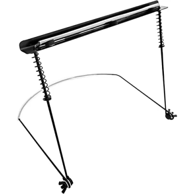 Abbildung von Mundharmonika Halter, mit verstellbarer Hals Halterung, Schwarz (24 Löcher)