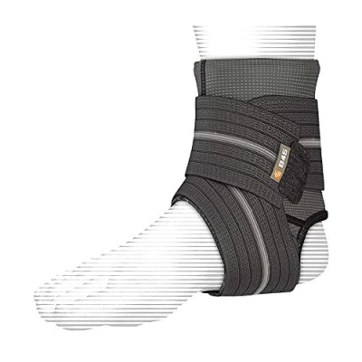 Abbildung von Shock Doctor Unisex Erwachsene Köchelbandage 845 Knöchelbandage, Black, XL