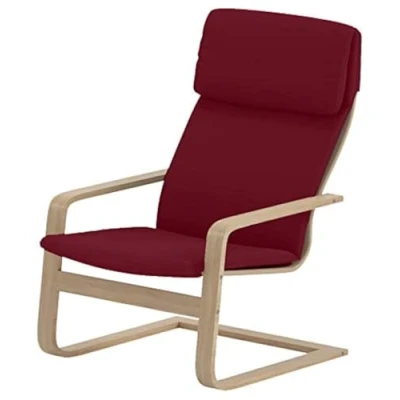 Abbildung von Nur abdecken! Sessel ist nicht im Lieferumfang enthalten! Der Pello Ersatzbezug Stuhlbezug speziell für den Bezug Compatible for Ikea Chair gefertigtAbdeckung (Cotton Red)