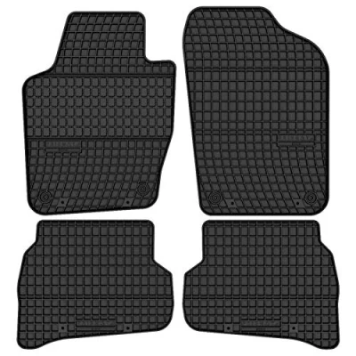 Abbildung von Prismat Gummimatten Gummi Fußmatten Satz für Volkswagen Polo 5 (2009 2017) / Seat Ibiza 4 (2008 Passgenau