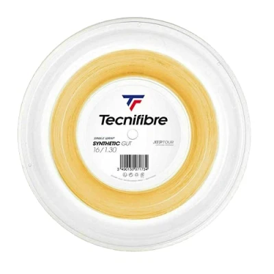 Abbildung von Tecnifibre Unisex Erwachsene Rolle 200M Synthetic GUT 1.30 Tennissaiten, Gelb, 1.30mm