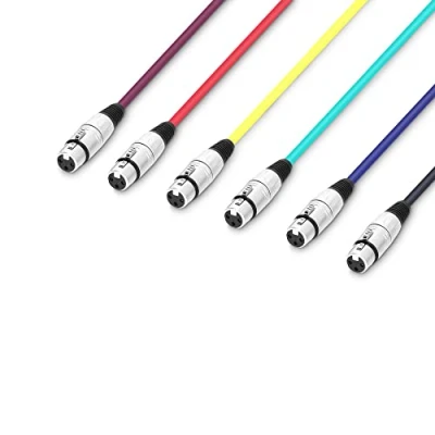 Abbildung von Adam Hall Cables 3 STAR MMF 0100 Set Mikrofonkabel Hall® XLR Female x Male 1 m
