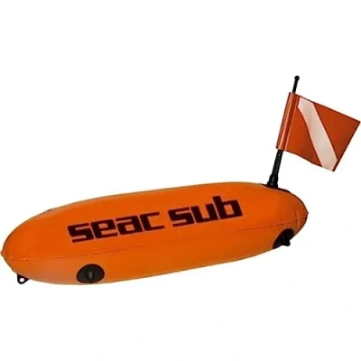Abbildung von Seac Siluro, Signalboje mit Flagge