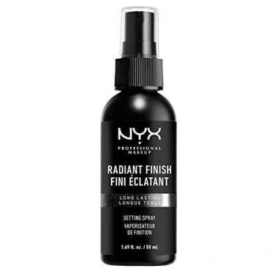 Abbildung von NYX Professional Makeup Setting Spray Radiant, Vegane, langanhaltende und leichte Formel, Fixier Spray, Strahlendes Finish, 1.69 Fl Oz / 50 ml
