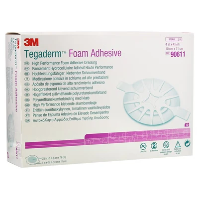 Abbildung von Tegaderm 3M Foam Adhesive 10x11 cm oval 10 St