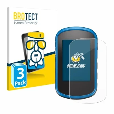 Abbildung von BROTECT Schutzglas für Garmin eTrex Touch 35 (3 Stück) Schutzfolie Panzer Folie Glas [Extrem Kratzfest 9H, Anti Fingerprint, Ultra Transparent]